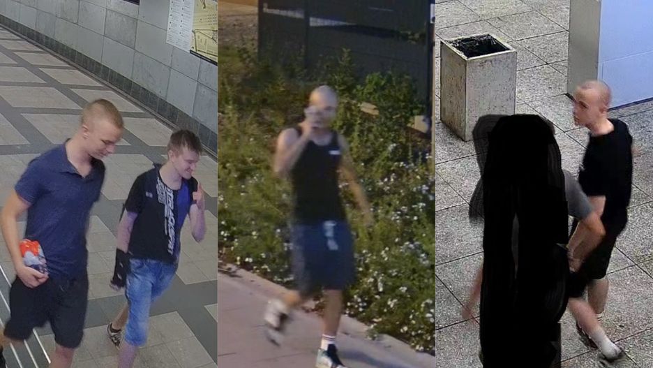 Policja udostępniła wizerunki mężczyzn