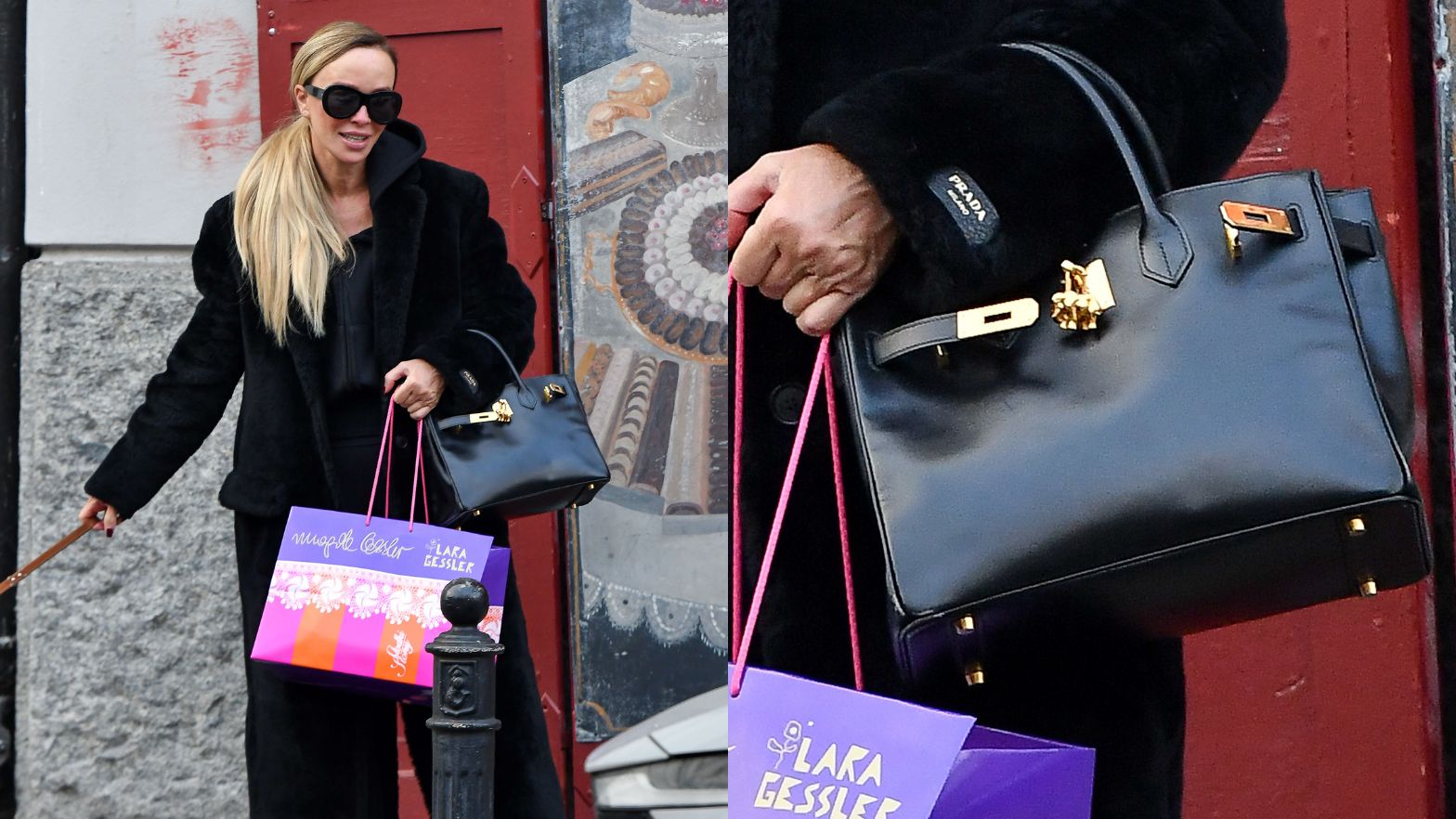 Przetakiewicz z torebką za 50 tys. przemierza stolicę