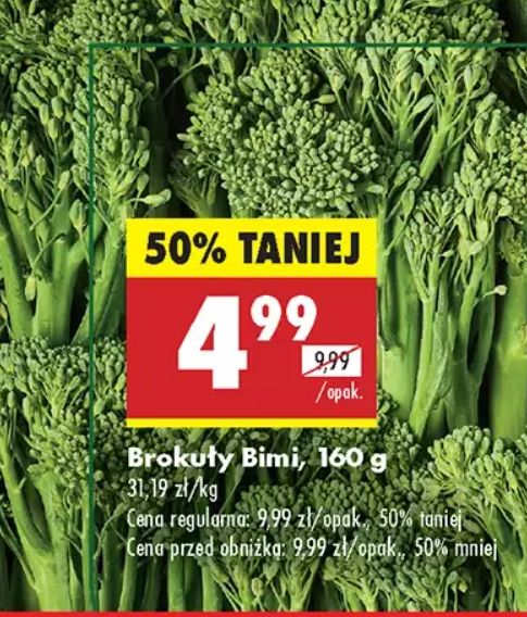 Brokuł bimi i klasyczny - dyskonty kuszą promocjami