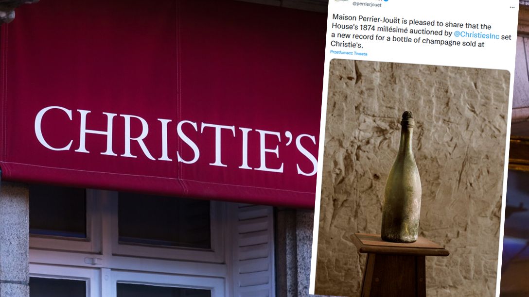 Ten blisko 150-letni szampan został sprzedany na aukcji za niemal 57 tys. dolarów