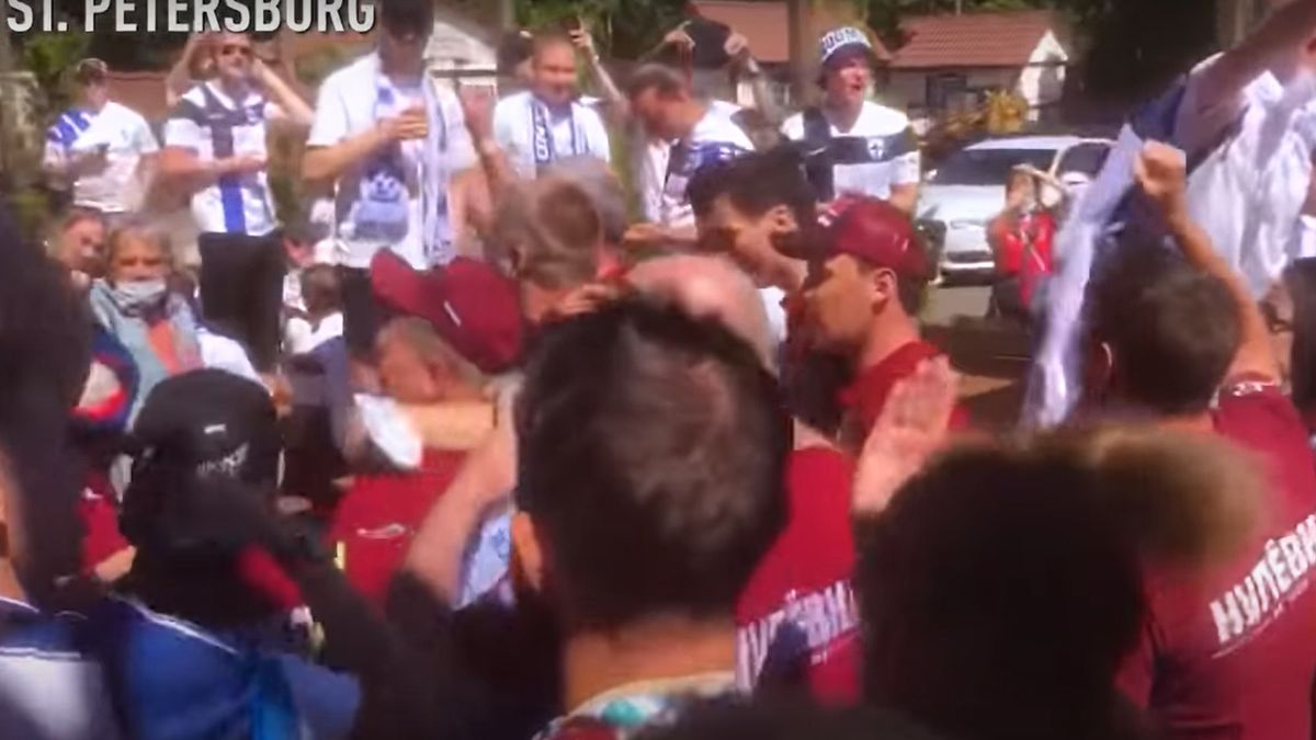 "Pojedynek" rosyjskich i fińskich kibiców