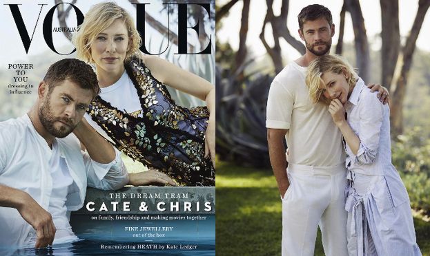 Cate Blanchett i Chris Hemsworth pozują dla "Vogue'a"