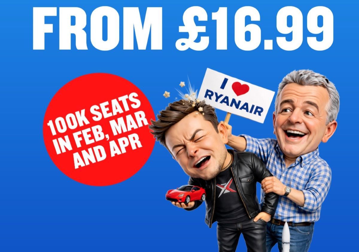 Ryanair z promocją dla "wielkich idiotów". To pstryczek w nos Elona Muska