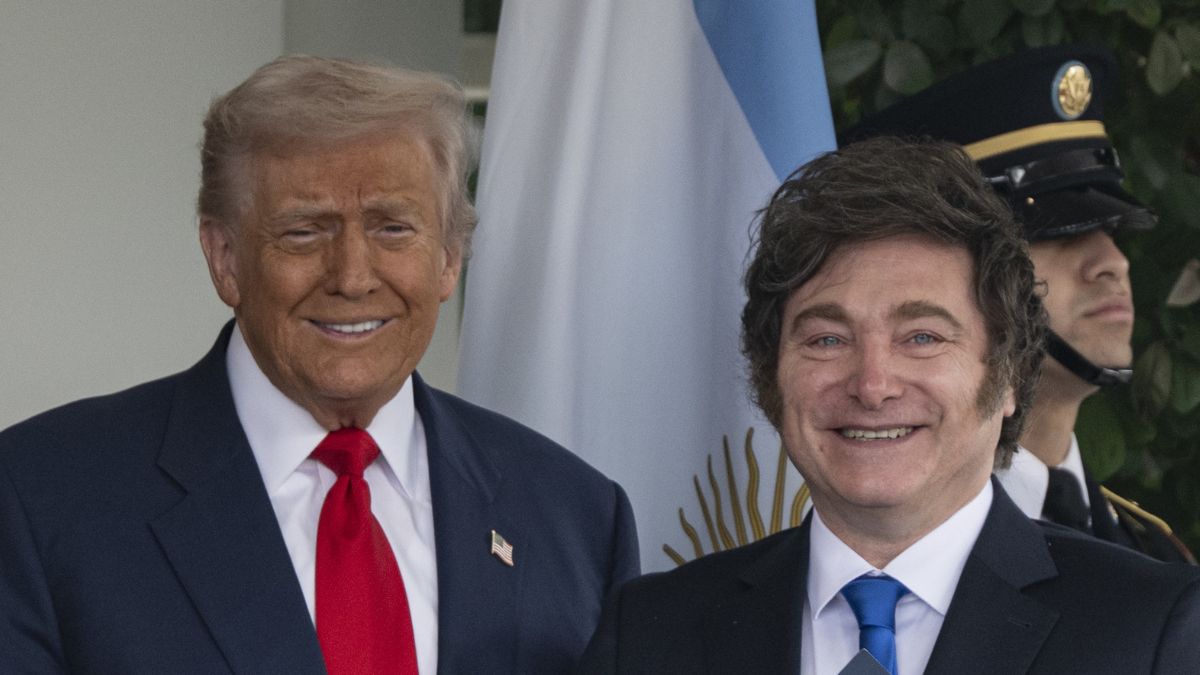 Donald Trump i Javier Milei.