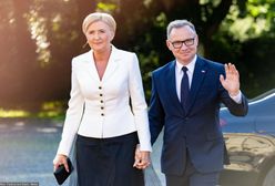 Duda rozbawiony. Usłyszał ostatnie słowa żony w roli Pierwszej Damy