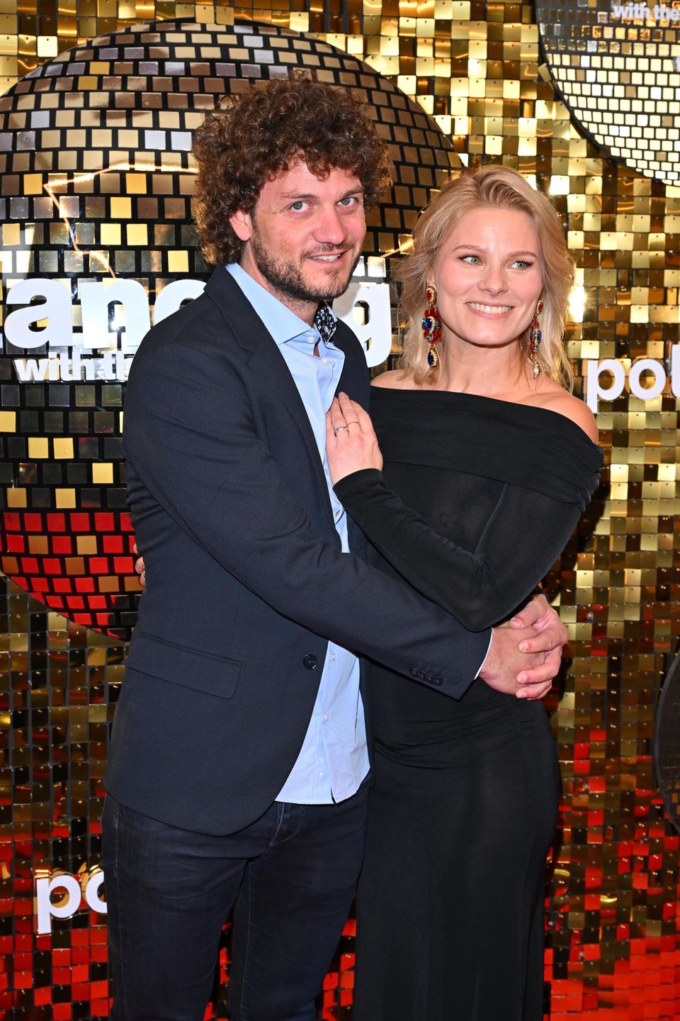 Anna Głogowska na ściance "Tańca z gwiazdami" z nowym partnerem