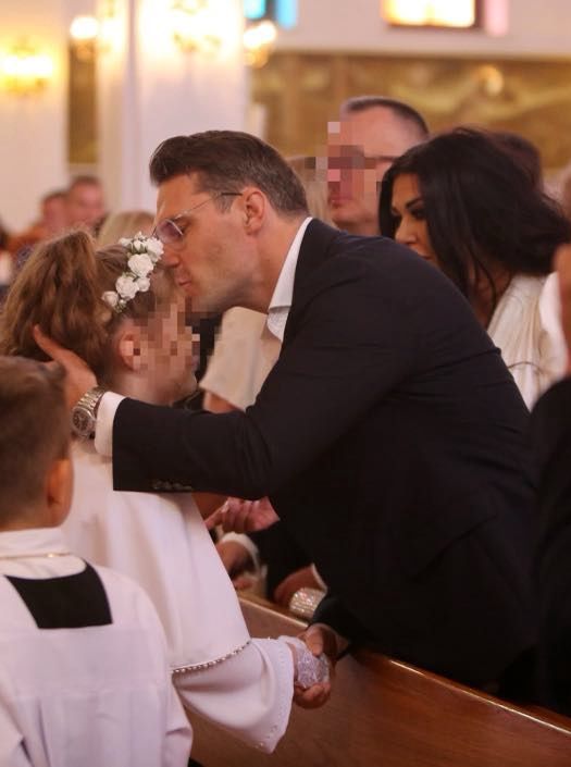 córka Iwony Węgrowskiej z ojcem