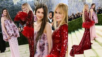 Długowłose Nicole Kidman i jej 17-letnia córka Sunday Rose też brylowały na Met Gali. Jak dwie krople wody? (ZDJĘCIA)