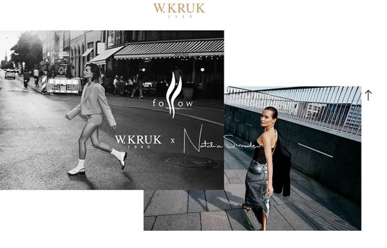 Natalia Szroeder reklamuje biżuterię W.Kruk