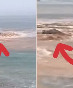 Potężna ulewa na Gran Canarii. Ocean porwał auto