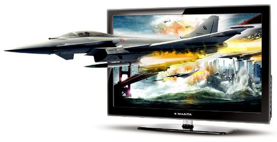 Tanie telewizory 3D: 42-calowa Manta LCD już od 2100 zł