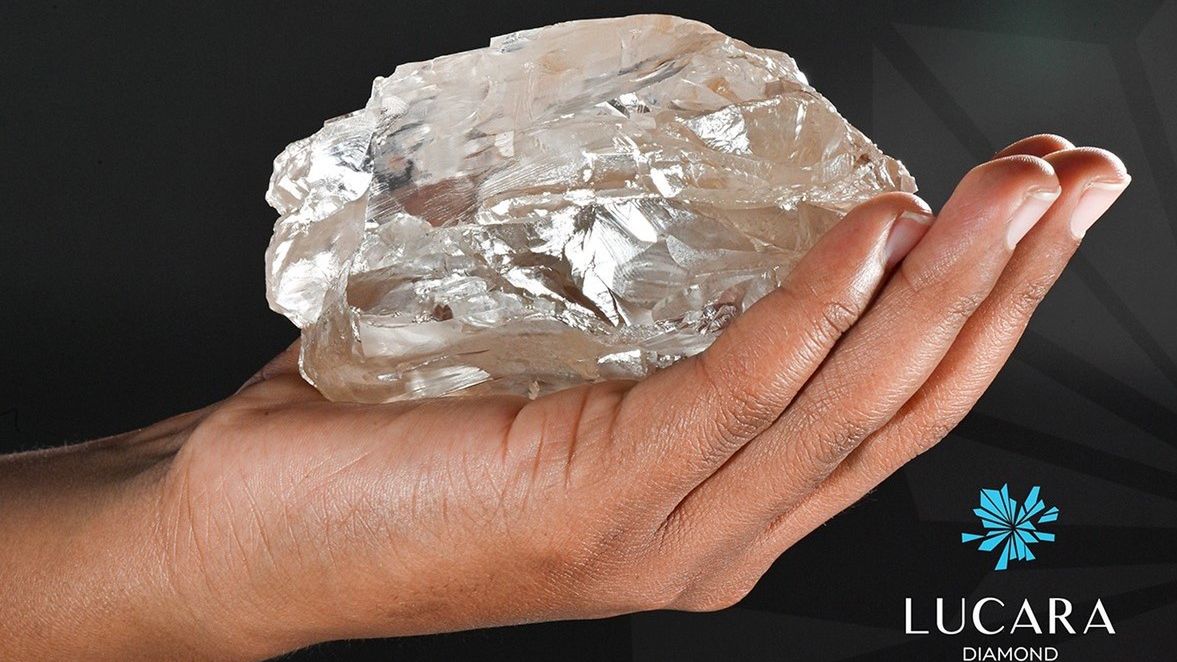 Diament z kopalni Karowe w Botswanie