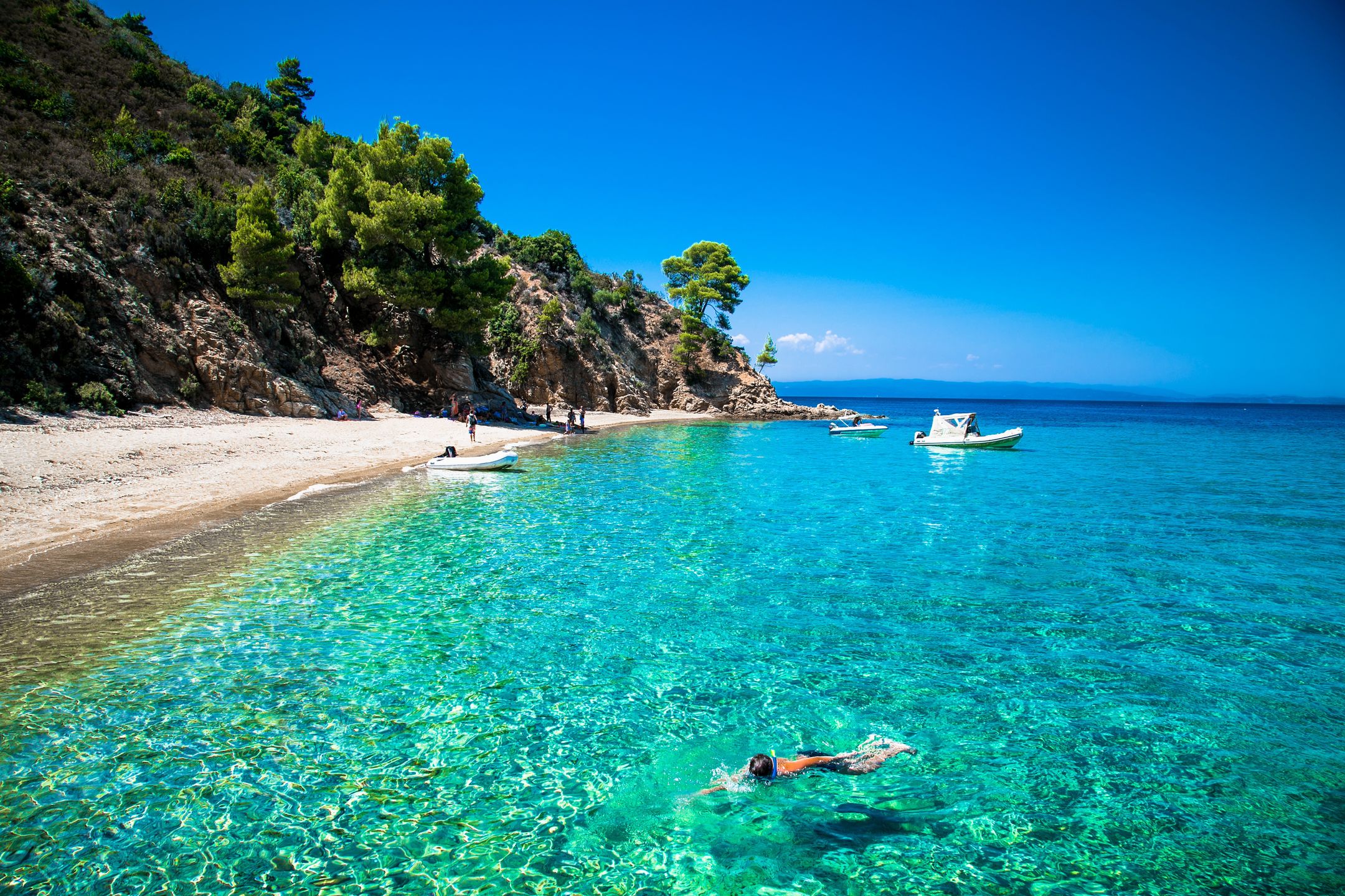 Plaże na Chalkidiki sprzyjają wypoczynkowi