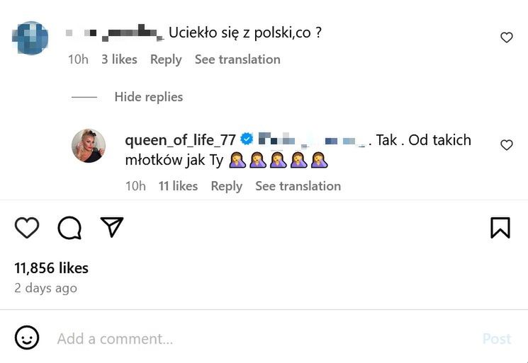 Dagmara Kaźmierska odpowiedziała na krytyczne wpisy