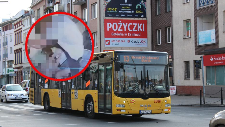 Brutalne pobicie w autobusie