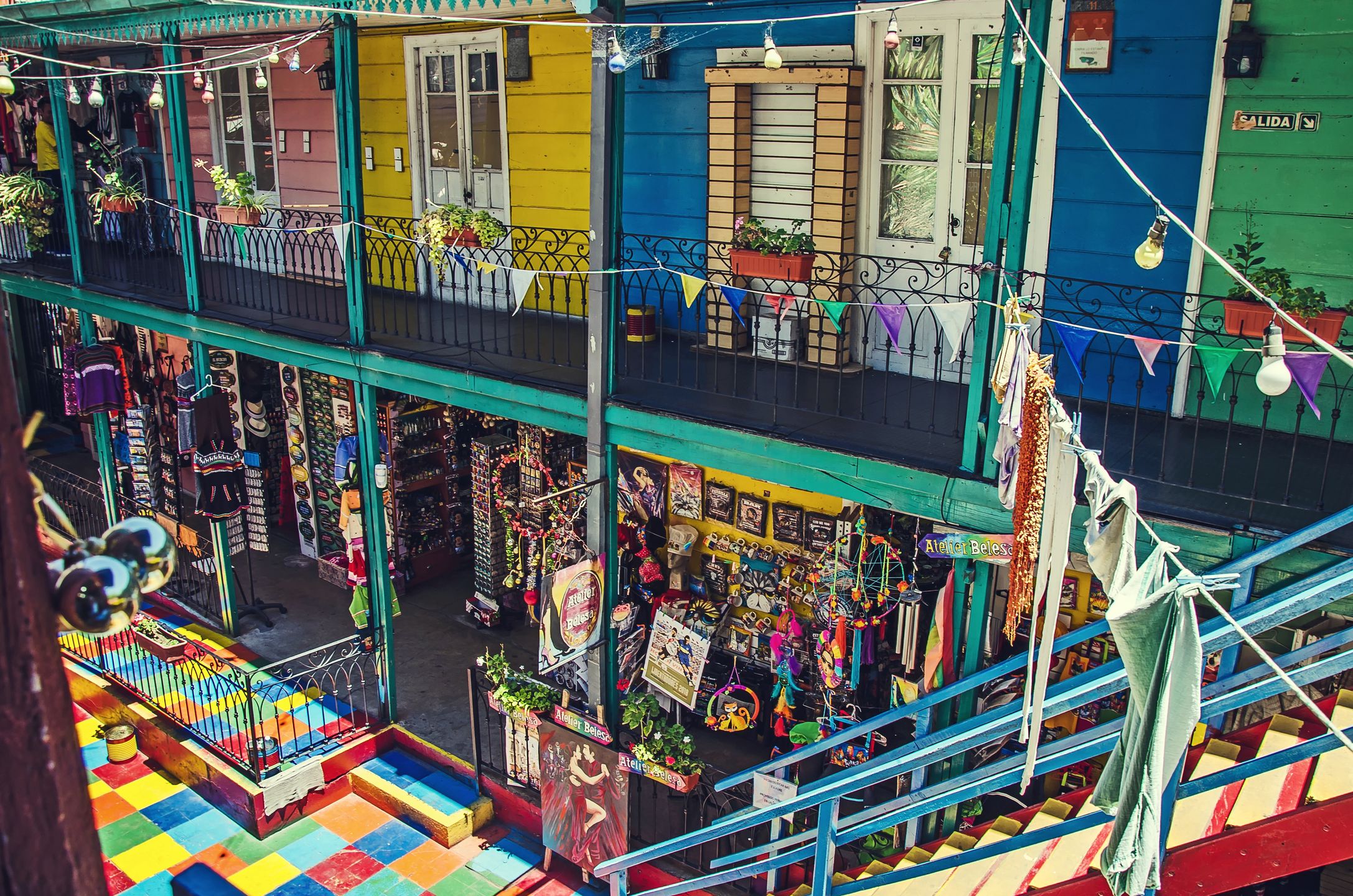 Caminito - uliczka w La Boca, jednej z dzielnic Buenos Aires