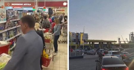 Na Krymie wybuchła panika. Dantejskie sceny. Nagrania obiegły sieć