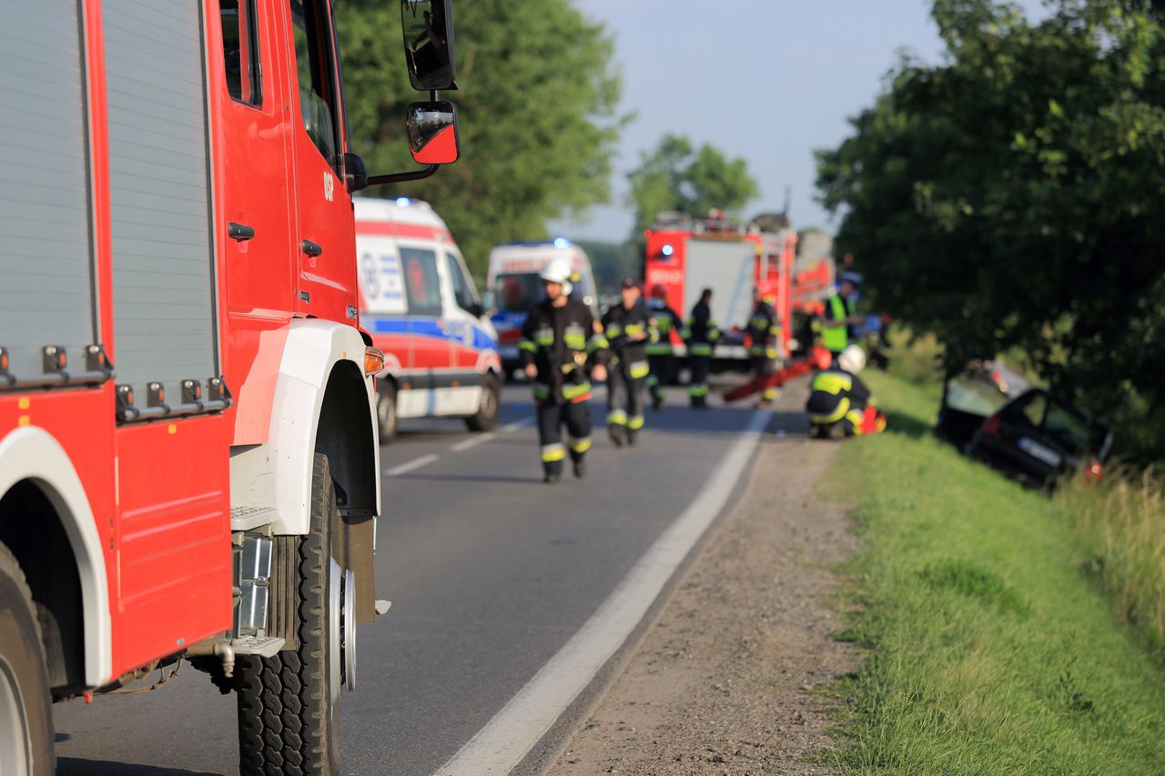 Karambol sześciu aut na DK 94. Są ranni