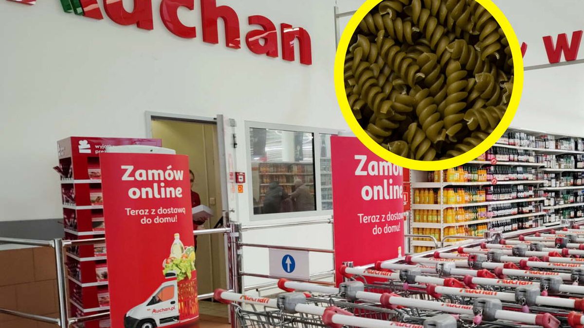 Auchan wycofuje makaron. Zanieczyszczenie pestycydami