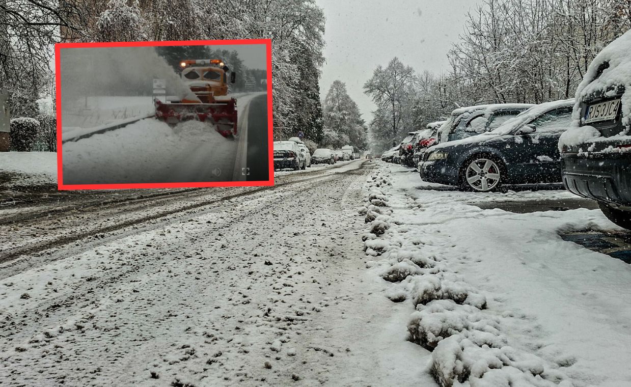 Podkarpacie bez prądu. Intensywne opady śniegu powodują chaos