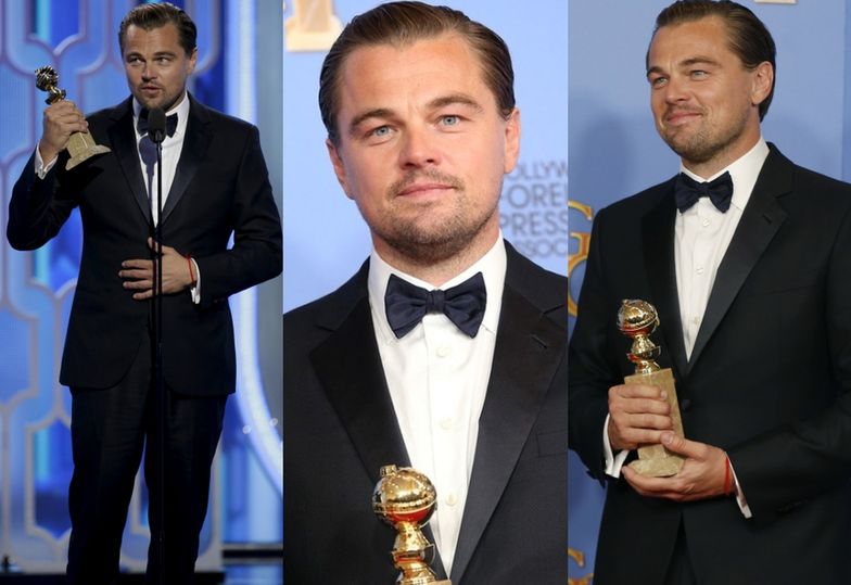 Leonardo diCaprio - najlepszy aktor w filmie dramatycznym ("Zjawa")