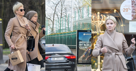 Stylowa Małgorzata Kożuchowska w butach za 4 tysiące łamie przepisy drogowe w imię shoppingu (ZDJĘCIA)