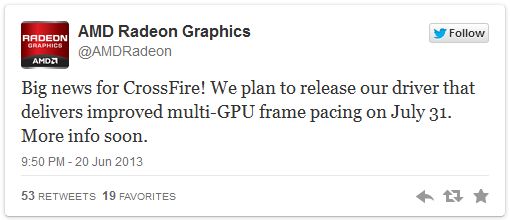 AMD Catalyst sterowniki CrossFire zapowiedź Twitter