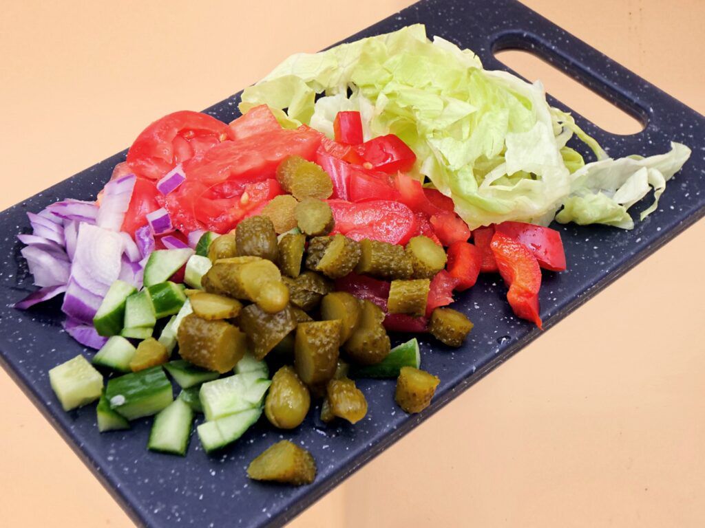 Sałatka gyros przepis