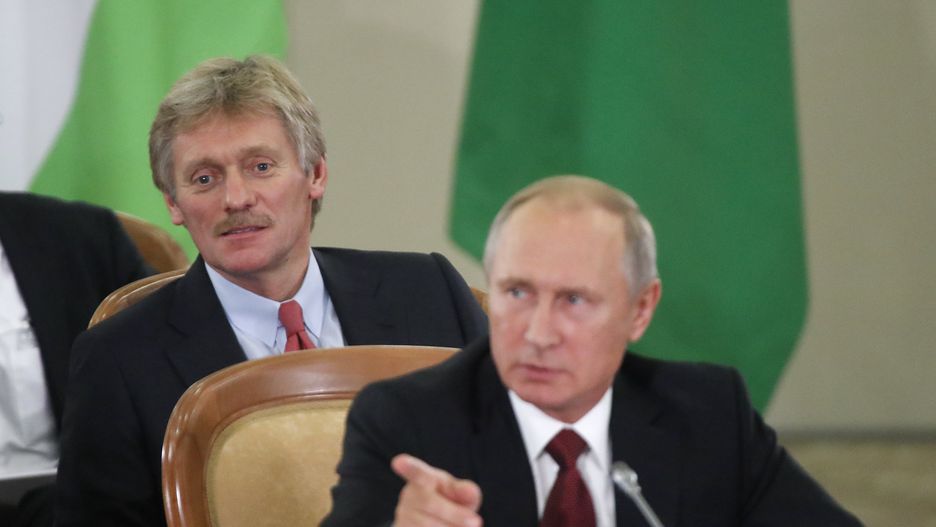 Władimir Putin i Dmitrij Pieskow