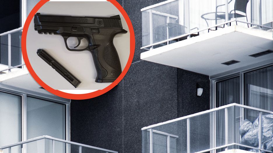 Trzydziestolatek strzelał z balkonu bloku w Świdniku z wiatrówki. Broń zabezpieczyła policja