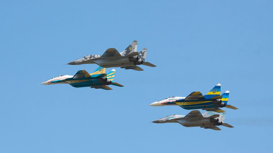 Ukraińskie myśliwce MiG-29 - zdjęcie ilustracyjne