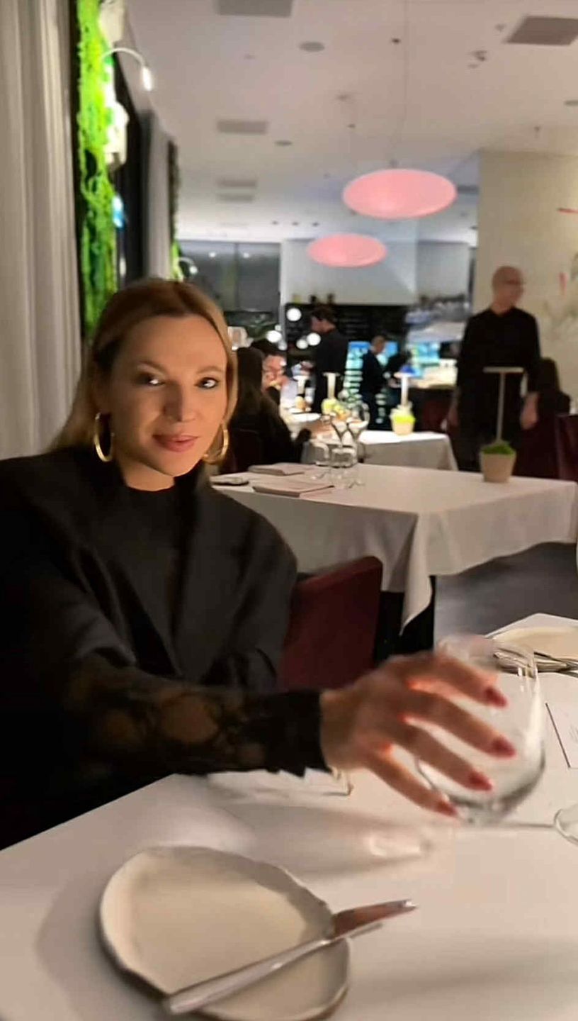 Kasia Węsierska w restauracji z gwiazdką Michelin