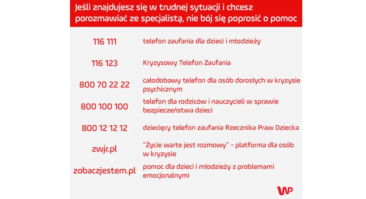 Jeśli jesteś w trudnej sytuacji, nie bój się poprosić o pomoc