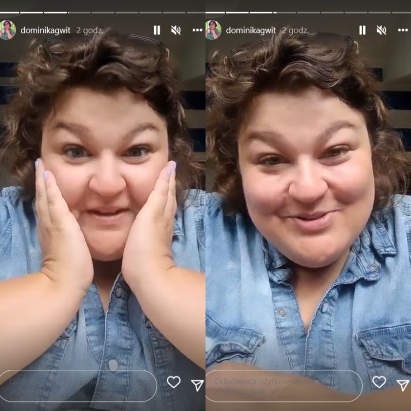 Dominika Gwit dziękuje za gratulacje i opowiada o walce o macierzyństwo