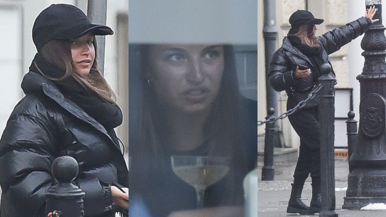 Julia Wieniawa strzela grymaśne miny