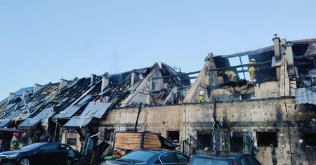 Pożar w Radunicy. Ewakuowano 19 osób