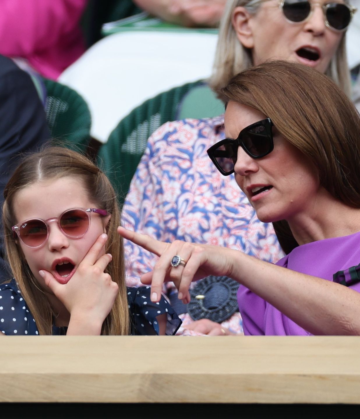 Księżna Kate i księżniczka Charlotte na finale Wimbledonu 