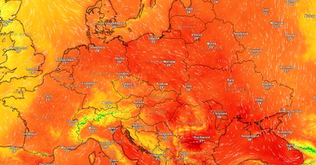 Mapa upałów. Sprawdź, gdzie jest najcieplej