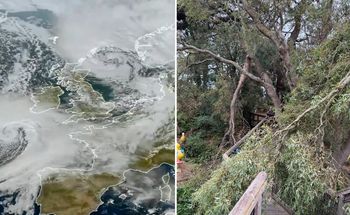 Wichury uderzyły w Europę. Paraliż w trzech krajach