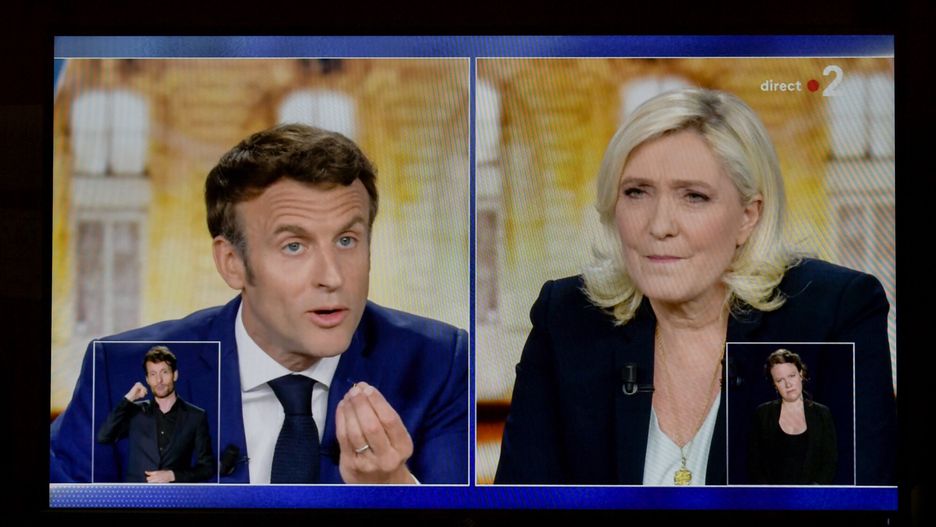 Debata Macron - Le Pen przed II turą wyborów we Francji