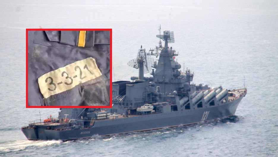 Na Morzu Czarnym wyłowiono tratwę, która należała do krążownika Moskwa. 