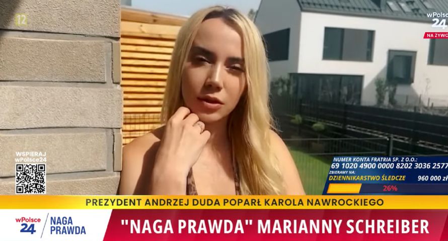 Ilu widzów ma „Naga prawda” Marianny Schreiber?