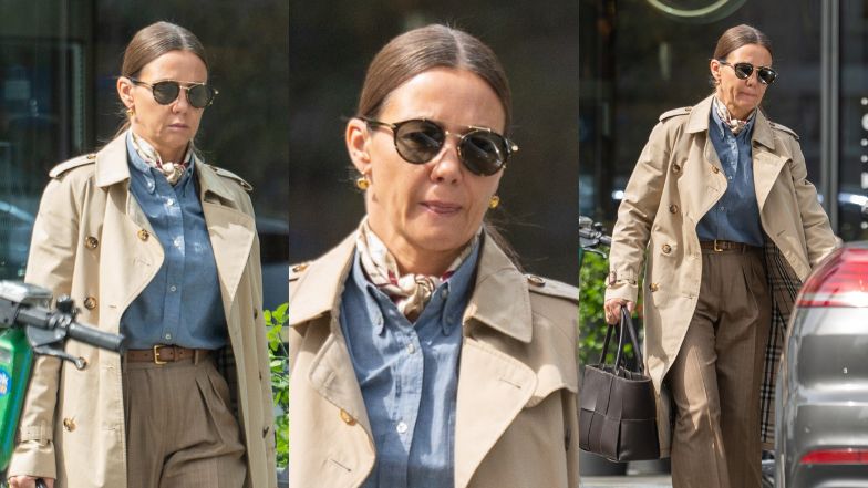 Kinga Rusin maszeruje do porsche z torebką za 12 tysięcy złotych