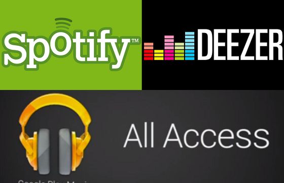 Spotify przed Deezerem na komputerach i mobilnie, Google Play Music i WiMP mało angażujące