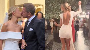 Filip Chajzer zaprezentował drugą kreację ślubną żony. 20-letnia Bianka na weselu wbiła się w ODWAŻNĄ MINI (FOTO)