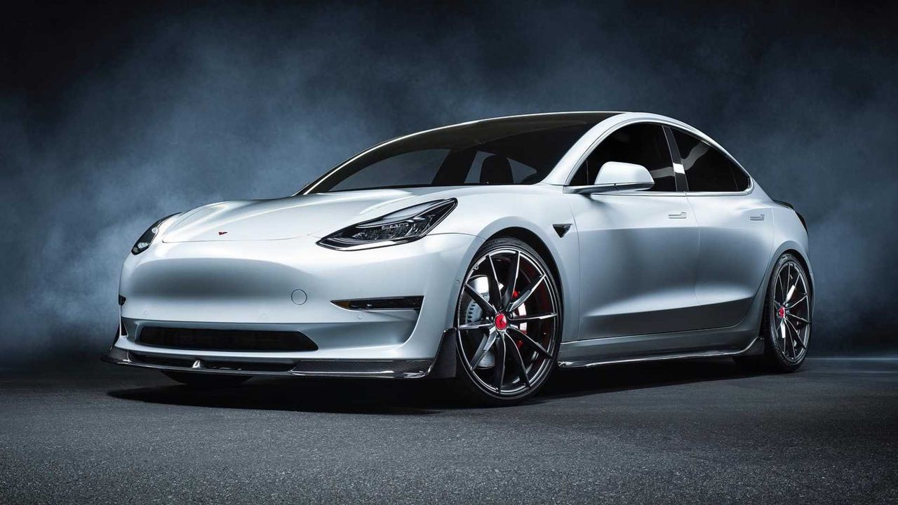 Tesla Model 3 Vorsteiner wygląda naprawdę dobrze