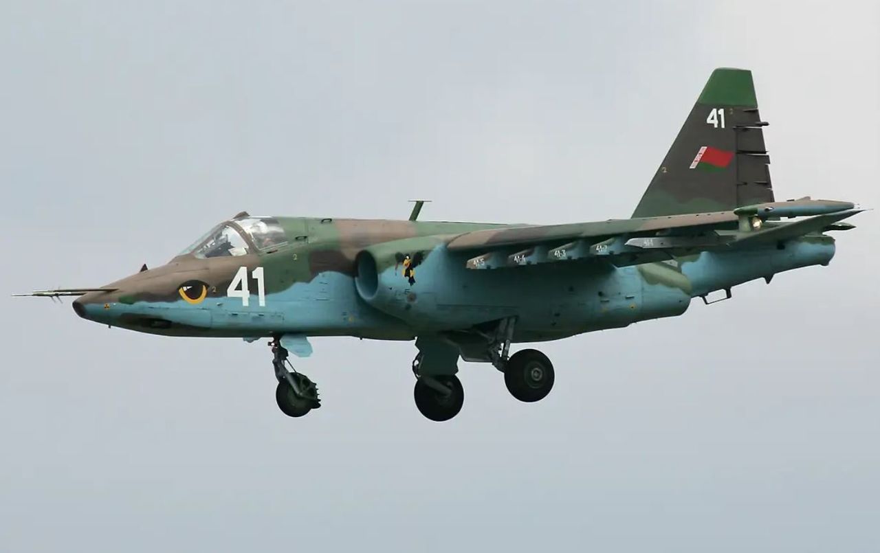 Su-25 w służbie Białorusi; zdjęcie ilustracyjne