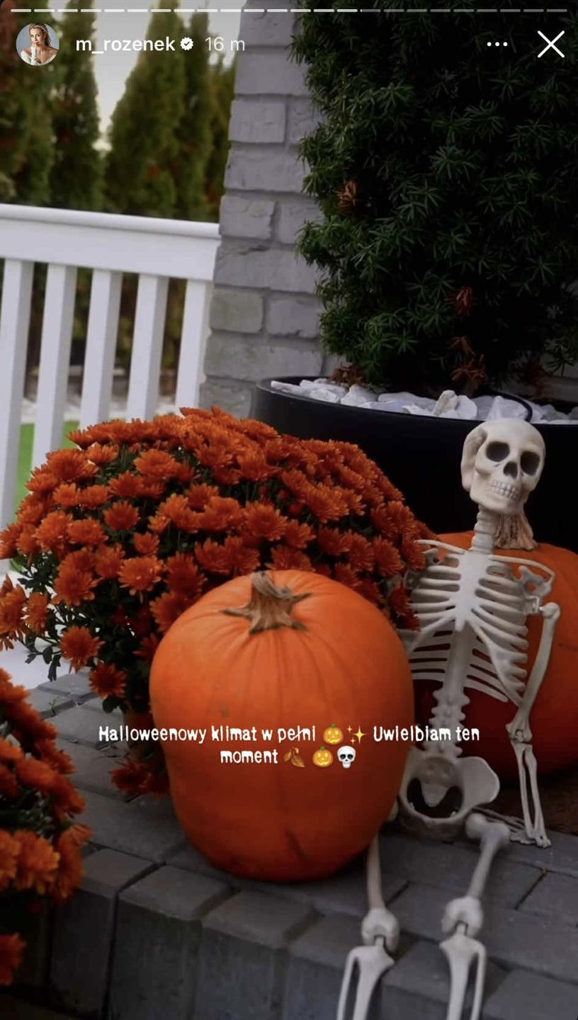 Dom Małgorzaty Rozenek-Majdan na Halloween