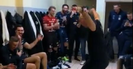 Trener siatkarzy szalał po meczu. Wszystko się nagrało