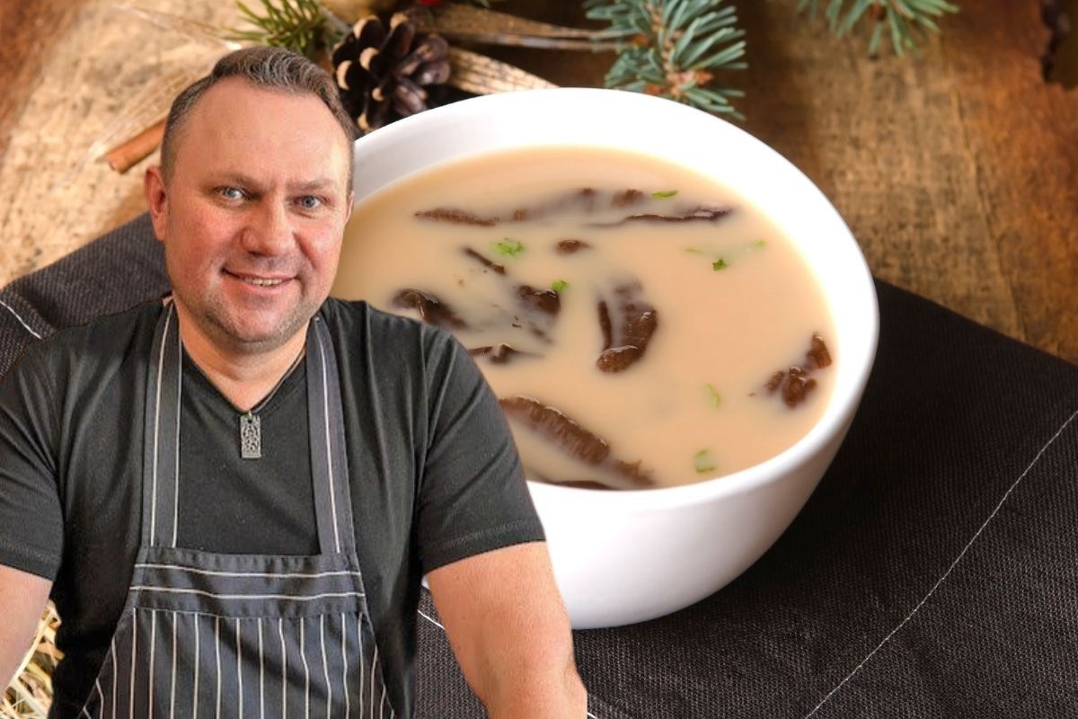 Zupa grzybowa Strzelczyka wychodzi kremowa i pełna aromatu